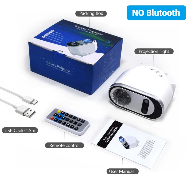 LED Galaxy Star Projector