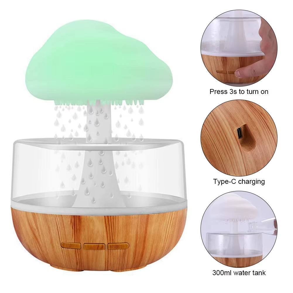 Mushroom Rain Humidifier