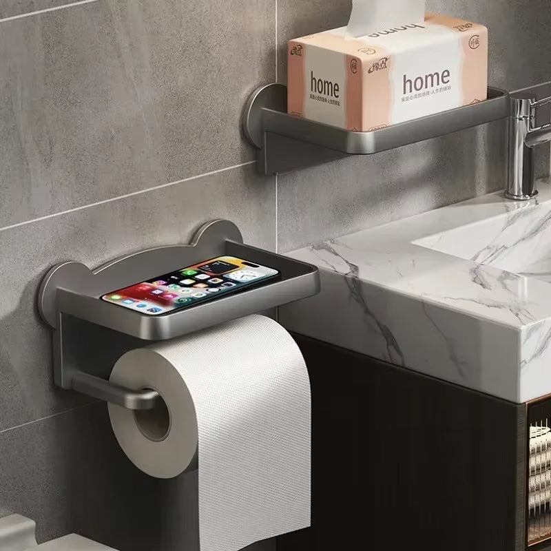 Wall-Mounted Toilet Paper Dispenser