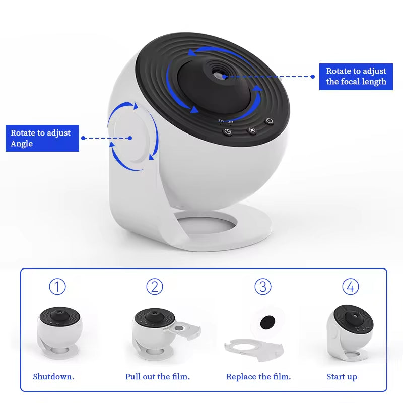 306 Starry Sky Galaxy Projector