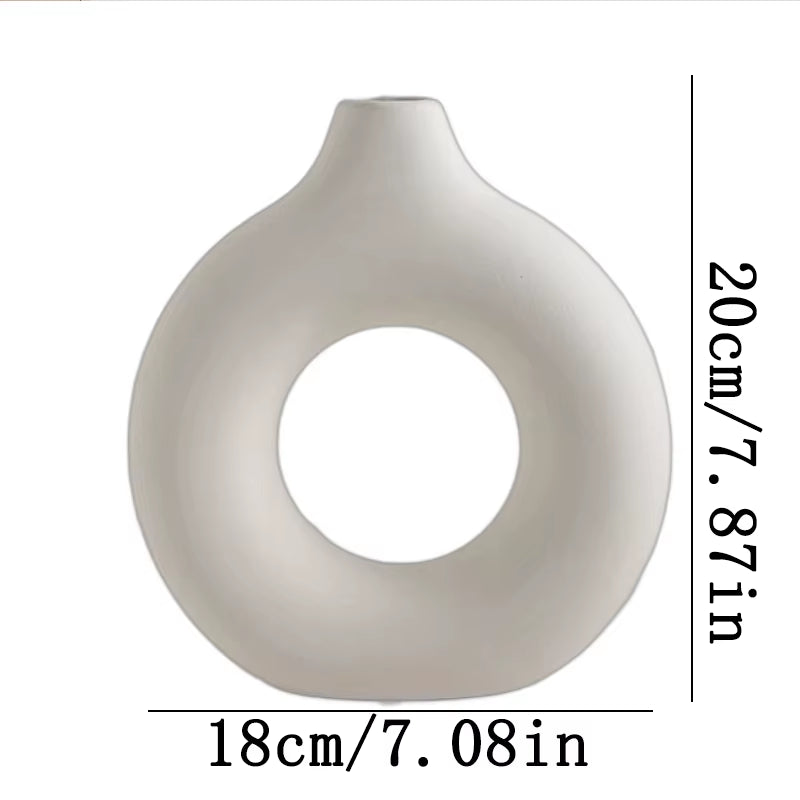 Nordic Flower Circular Vase