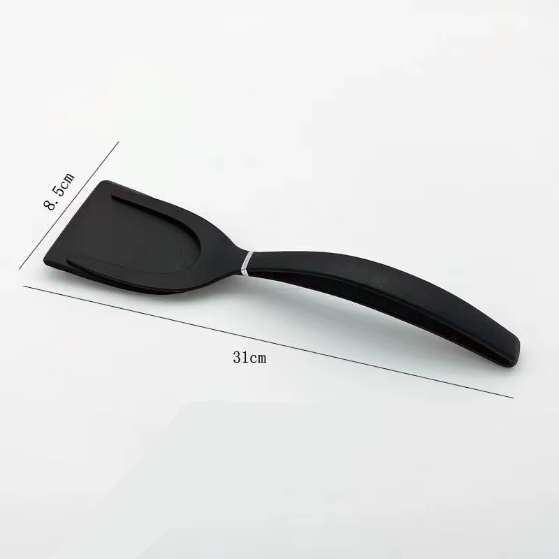 2 in 1 Nylon Grip Flip Tongs Egg Spatula Tongs Steak Spatula Tongs Clamp Pancake Fried Turners Kitchen Accessories