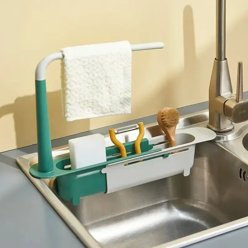 Sink Drain Storage Rack