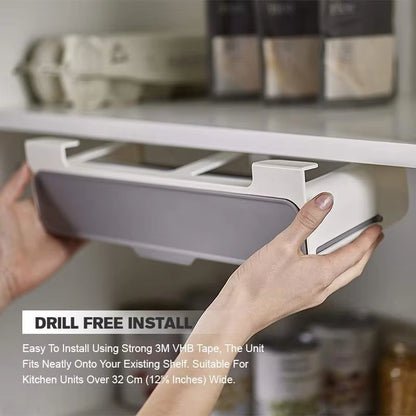 Wall-Mounted Spice Rack Organizer 