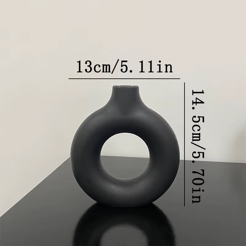 Nordic Flower Circular Vase