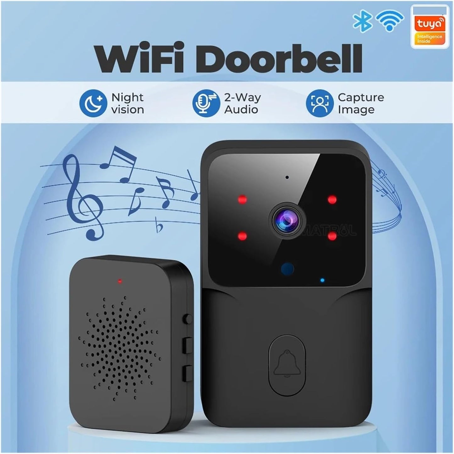 Wireless Camera Bell for Smart Home Security