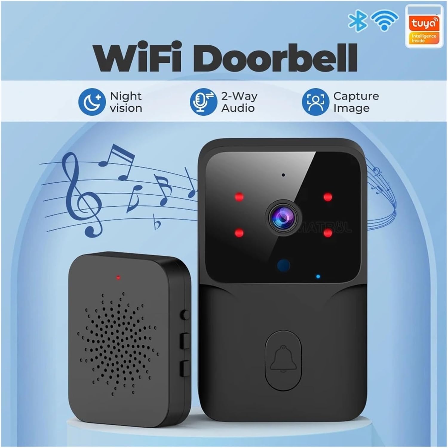 Wireless Camera Bell for Smart Home Security