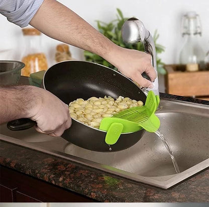  Adjustable Pot Strainer – Easy Kitchen Draining Tool