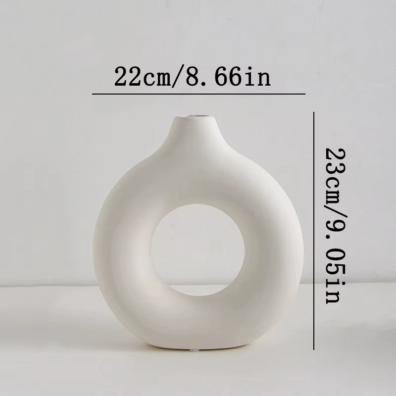 Nordic Flower Circular Vase