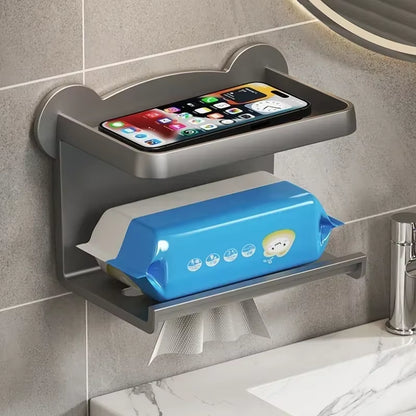 Wall-Mounted Toilet Paper Dispenser