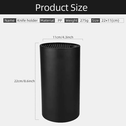 Knife Holder Multi-Function Utensil Stand Knife Block PP Flatware Drainer Storage Box Spoon Fork Kitchen Organizer Rack
