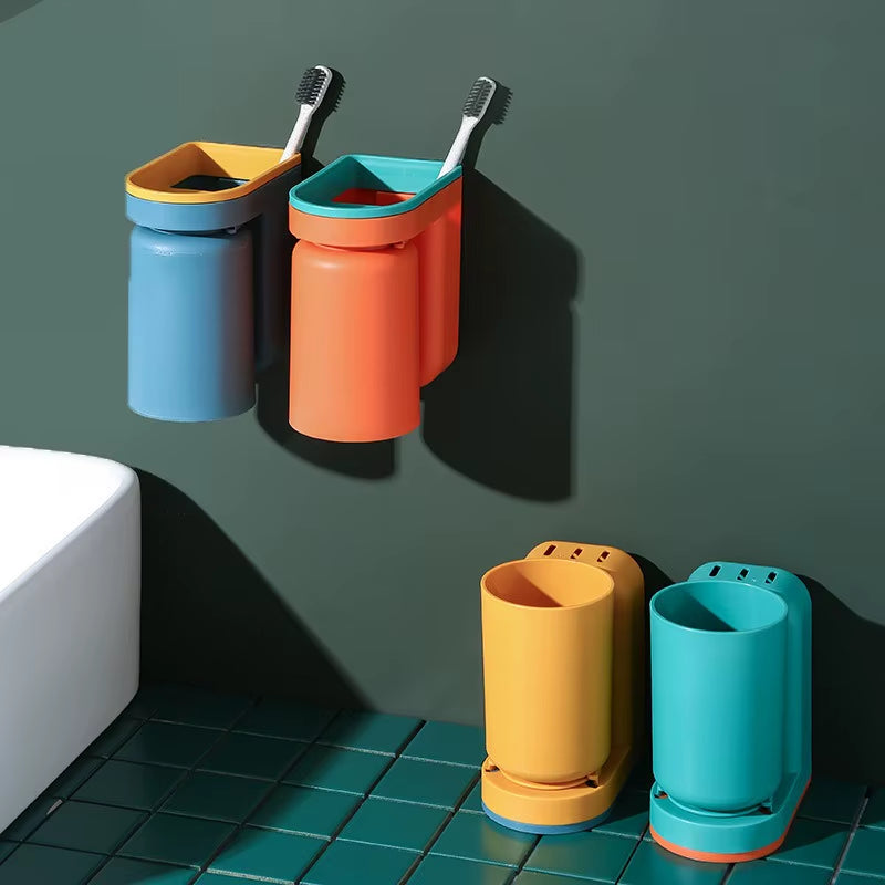 Multi-Function Toothbrush Holder