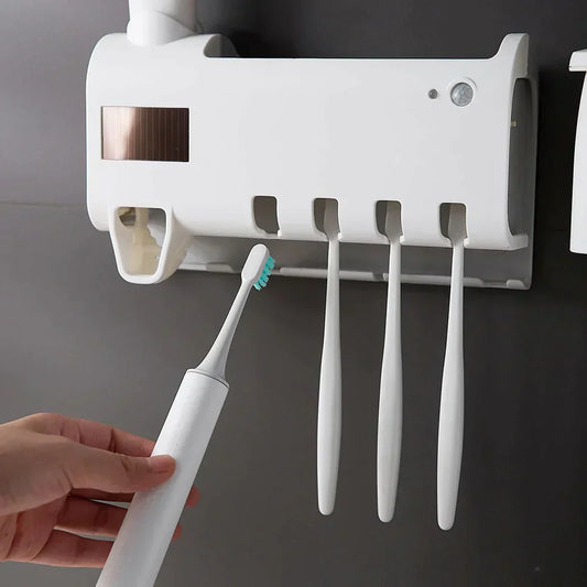 Wall Mounted Toothbrush Organizer