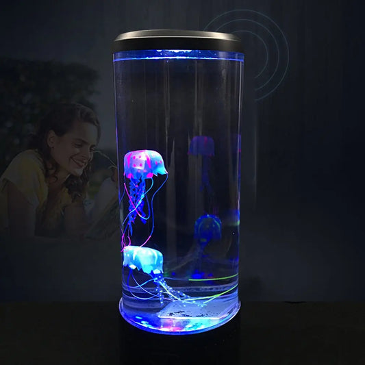 Jellyfish LED Night Lamp – Calming Ocean Vibes