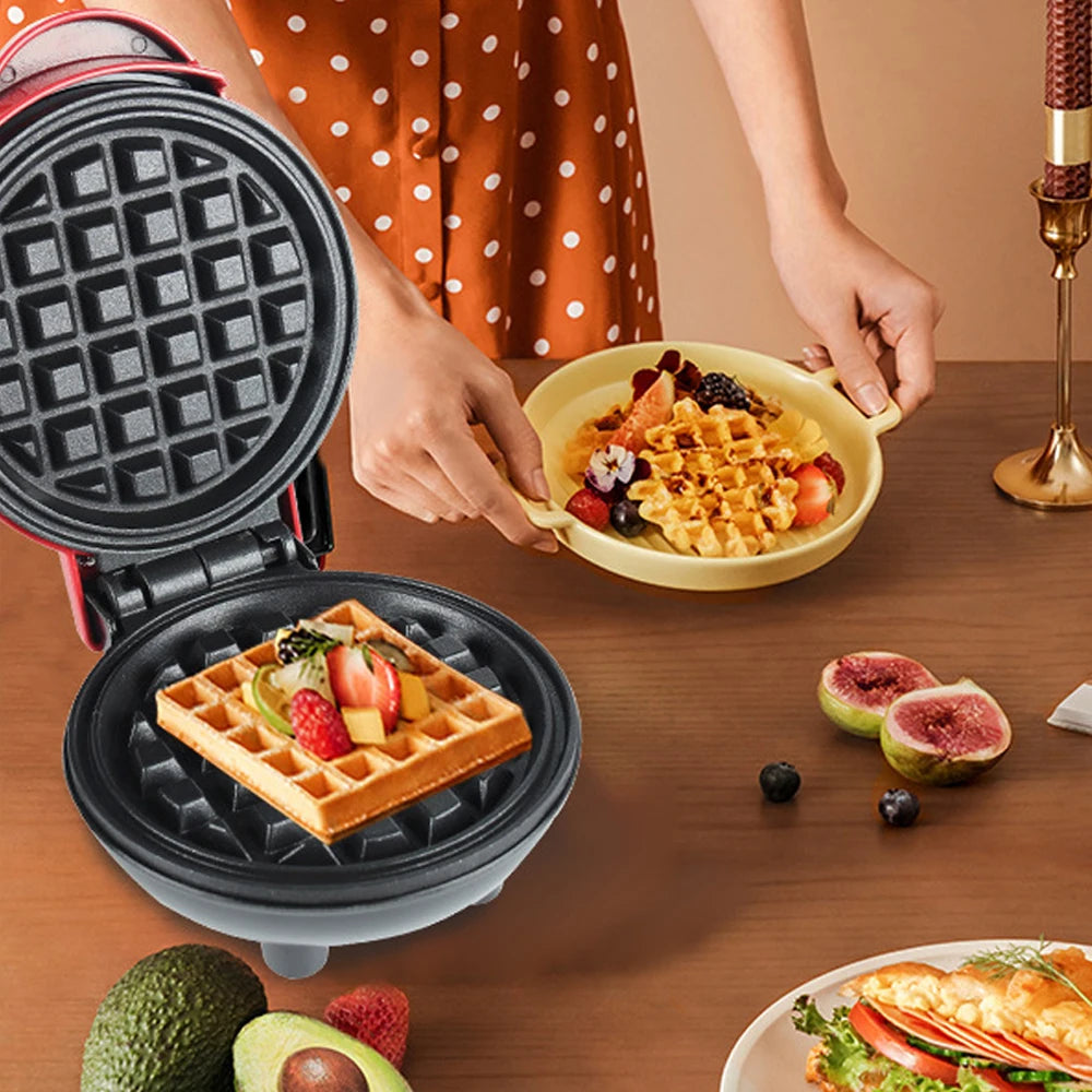 Non-Stick Mini Waffle Maker