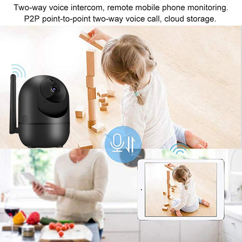 IP Camera YCC365 plus Smart Home 1620P HD Security Camera Auto Tracking Network Wireless Surveillance Night Vision Wifi Camera