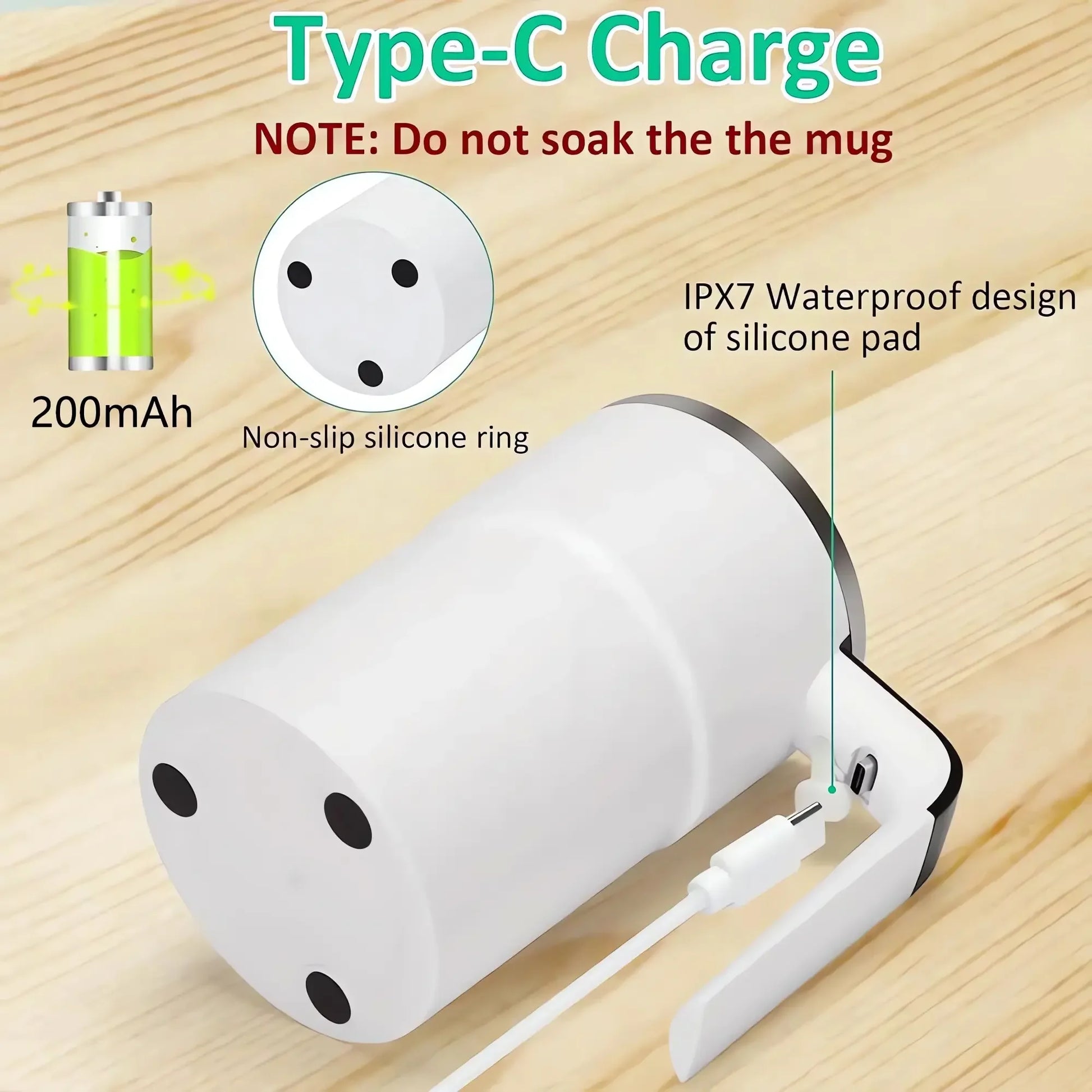 Electric Self Coffee Mixing Mug
