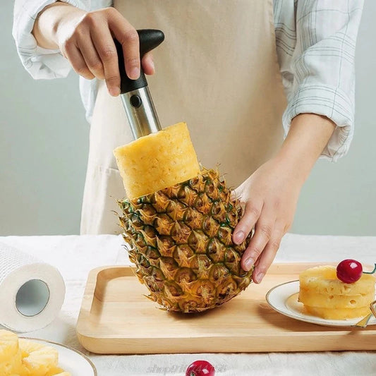 Stainless Steel Pineapple Slicer Peeler – Easy Pineapple Cutter
