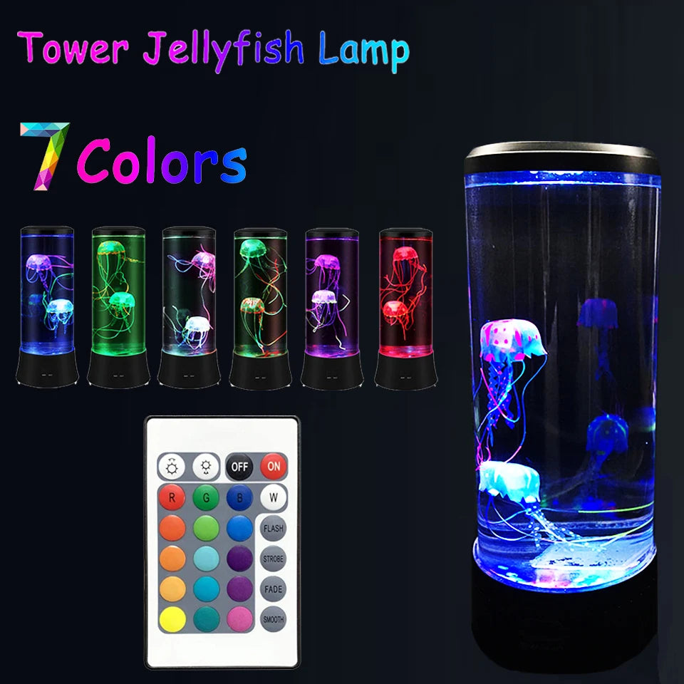 Jellyfish LED Night Lamp 