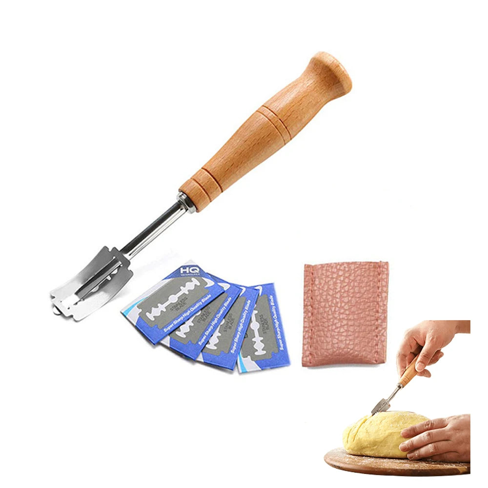 Wooden Bread Sourdough Scoring Knife