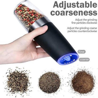  Automatic Gravity Sensing Salt Grinder