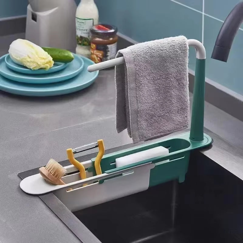 Sink Drain Storage Rack