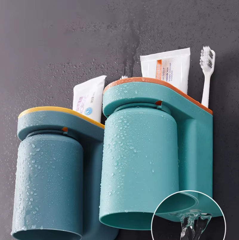 Multi-Function Toothbrush Holder