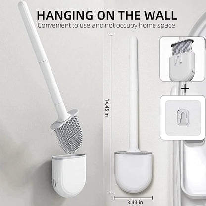 Wall Mounted Toilet Brush Set