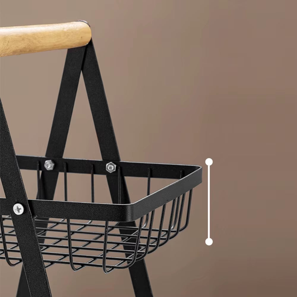 1PC Multi-Layer Empty Mesh Portable Storage Basket Fruit Basket Kitchen Living Room Dry Fruit Snacks Storage Rack