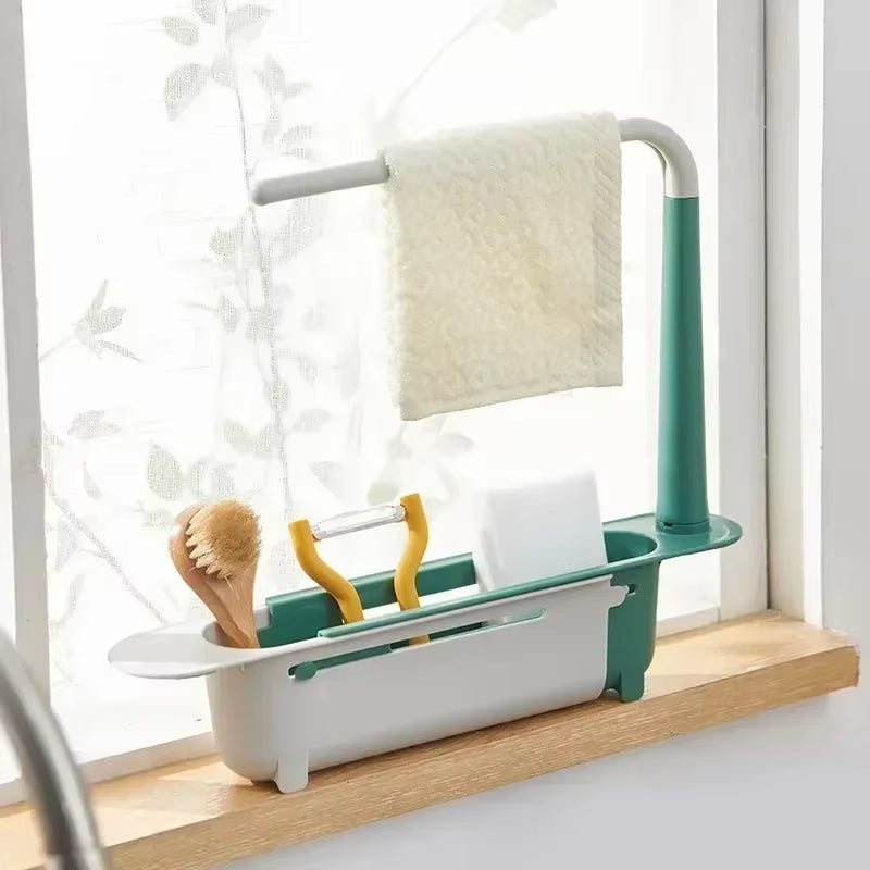 Sink Drain Storage Rack