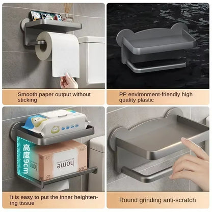 Wall-Mounted Toilet Paper Dispenser
